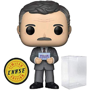 Funko POP! TV: Jeopardy! ALEX TREBEK Chase Figure #776 w/ Protector