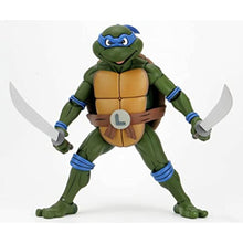 Load image into Gallery viewer, NECA TMNT Cartoon Giant Size LEONARDO Action Figure 1/4 Scale