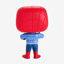 Load image into Gallery viewer, Funko Pop Marvel: Holiday - Spider-Man with Ugly Sweater Figure w/Protector