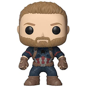 Funko POP! Marvel: Avengers Infinity War - Captain America Figure w/ Protector