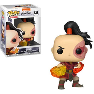 Funko POP! Animation: Avatar the last Airbender ZUKO Figure #538 w/ Protector