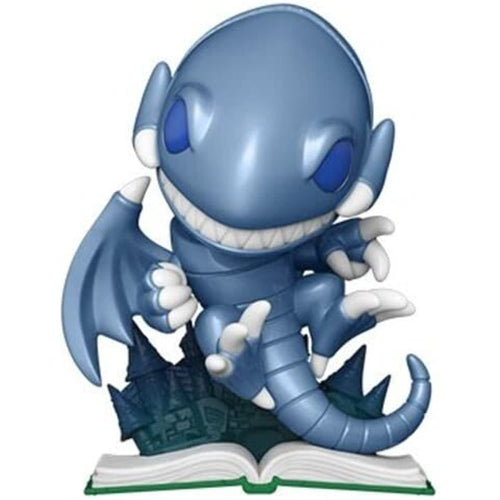Funko POP Animation: Yu-Gi-Oh - Blue Eyes Toon Dragon (Mettalic) w/ Protector