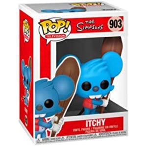 Funko POP! Animation: Simpsons ITCHY Figure #903 w/ Protector