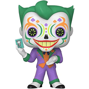 Funko POP Heroes: Dia De Los DC - Joker Figure w/ Protector