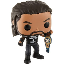 Load image into Gallery viewer, Funko POP WWE: Roman Reigns with Title, Wreck Everyone and Leave, Amazon Exclusive Vinyl Figure w/ Protector