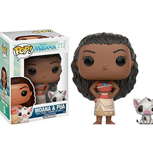 Funko POP Disney: Moana - Moana & Pua Figure w/Protector