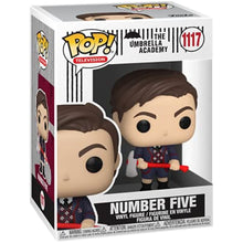Load image into Gallery viewer, Funko POP TV: Umbrella Academy - Number 5 Figure w/ Protector