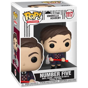 Funko POP TV: Umbrella Academy - Number 5 Figure w/ Protector