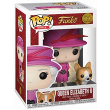 Load image into Gallery viewer, Funko POP! Royals QUEEN ELIZABETH II Pink Dress Figure #01 w/ Protector