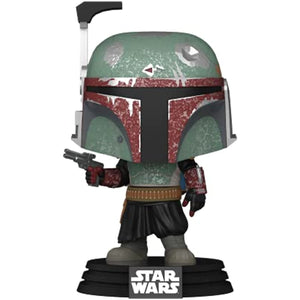 Funko POP Star Wars: The Mandalorian - Boba Fett Figure w/ Protector