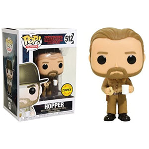 Funko POP! TV: Stranger Things JIM HOPPER CHASE Figure #512 w/ Protector