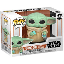 Load image into Gallery viewer, POP Funko Star Wars: The Mandalorian - The Child, Grogu with Cookie w/Protector