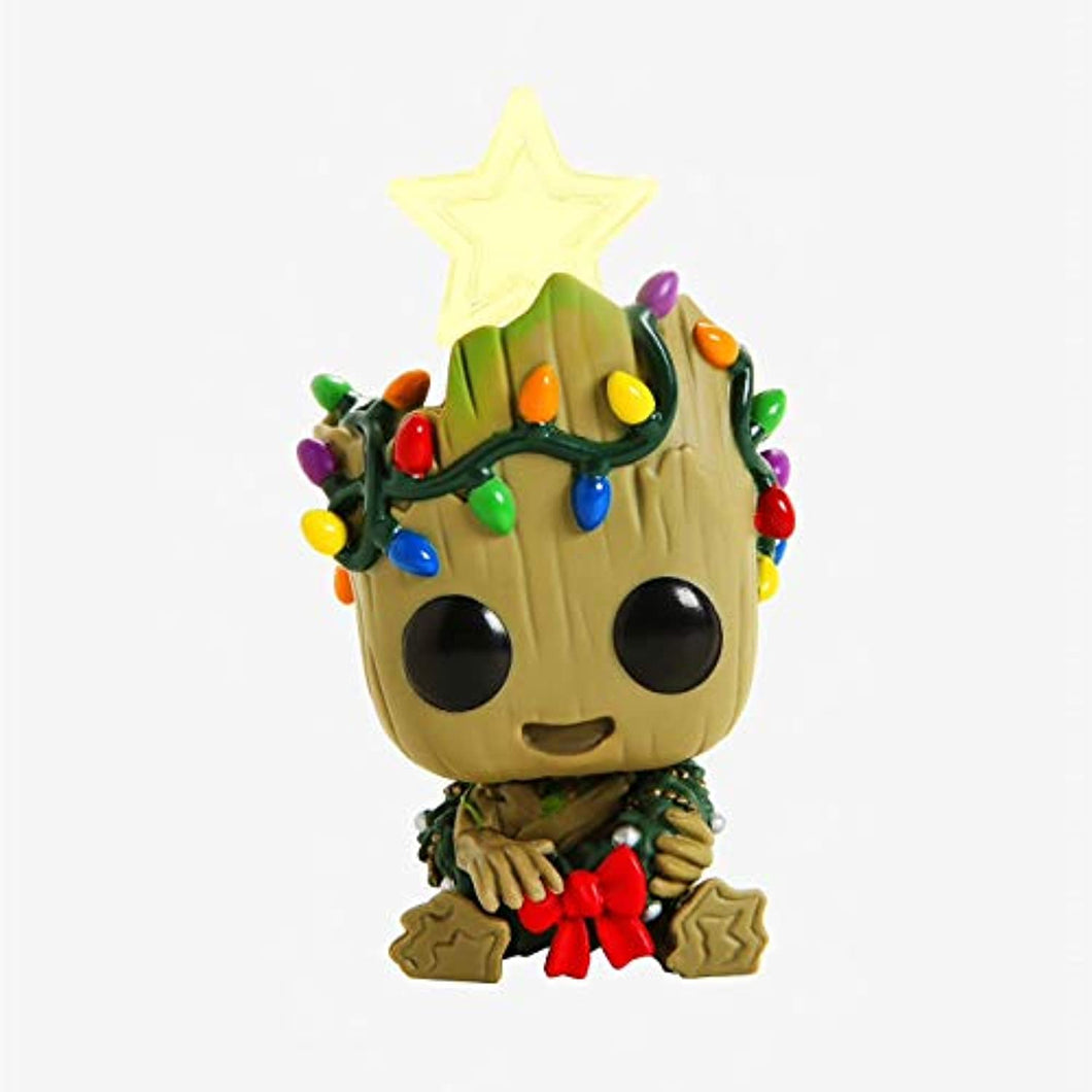 Funko Pop! Marvel: Holiday - Groot with Wreath w/Protector