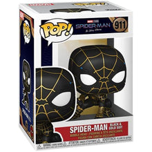 Load image into Gallery viewer, Funko POP! Spider-Man No Way Home SPIDER-MAN in Black n Gold Suit w/ Protector