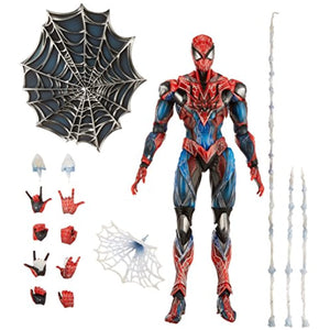 Square Enix Spiderman Action Figure Play Arts Kai Spider Man Action Figure