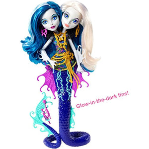 Monster High Great Scarrier Reef PERI & PEARL SERPENTINE Doll