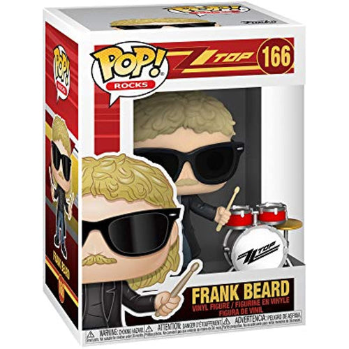 Funko POP Rocks: ZZ Top- Frank Beard Figure w/Protector