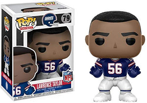 Funko POP NFL: Lawrence Taylor (Giants Throwback) Collectible Figure,Multi-colored,3.75 inches