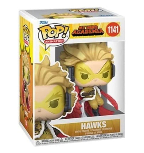 Funko Pop! Animation: My Hero Acadamia - Hawks figure w/ Protector