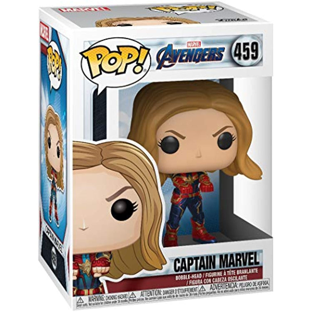 Funko POP! Marvel: Avengers Endgame CAPTAlN MARVEL Figure #459 w/ Protector