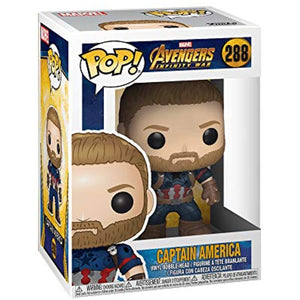 Funko POP! Marvel: Avengers Infinity War - Captain America Figure w/ Protector