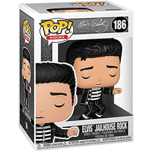 Load image into Gallery viewer, Funko POP! Rocks ELVIS JAILHOUSE ROCK Figure #186 w/ Protector