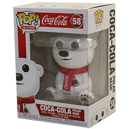 Funko POP! Ad Icons: COCA-COLA POLAR BEAR Figure #58 w/ Protector