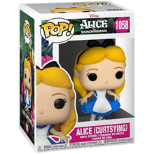 Load image into Gallery viewer, Funko POP! Disney: Alice in Wonderland 70th ALICE Curtsying #1058 w/ Protector