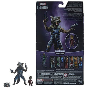 Marvel Guardians of the Galaxy Legends Series Rocket Raccoon, 6-inch