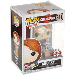 Pop Movies 3.75 Inch Action Figure Child's Play 2 - Chucky With Buddy & Scissors #841
