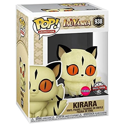 Funko Inuyasha Pop! Animation Kirara (Flocked) Figure w/ Protector
