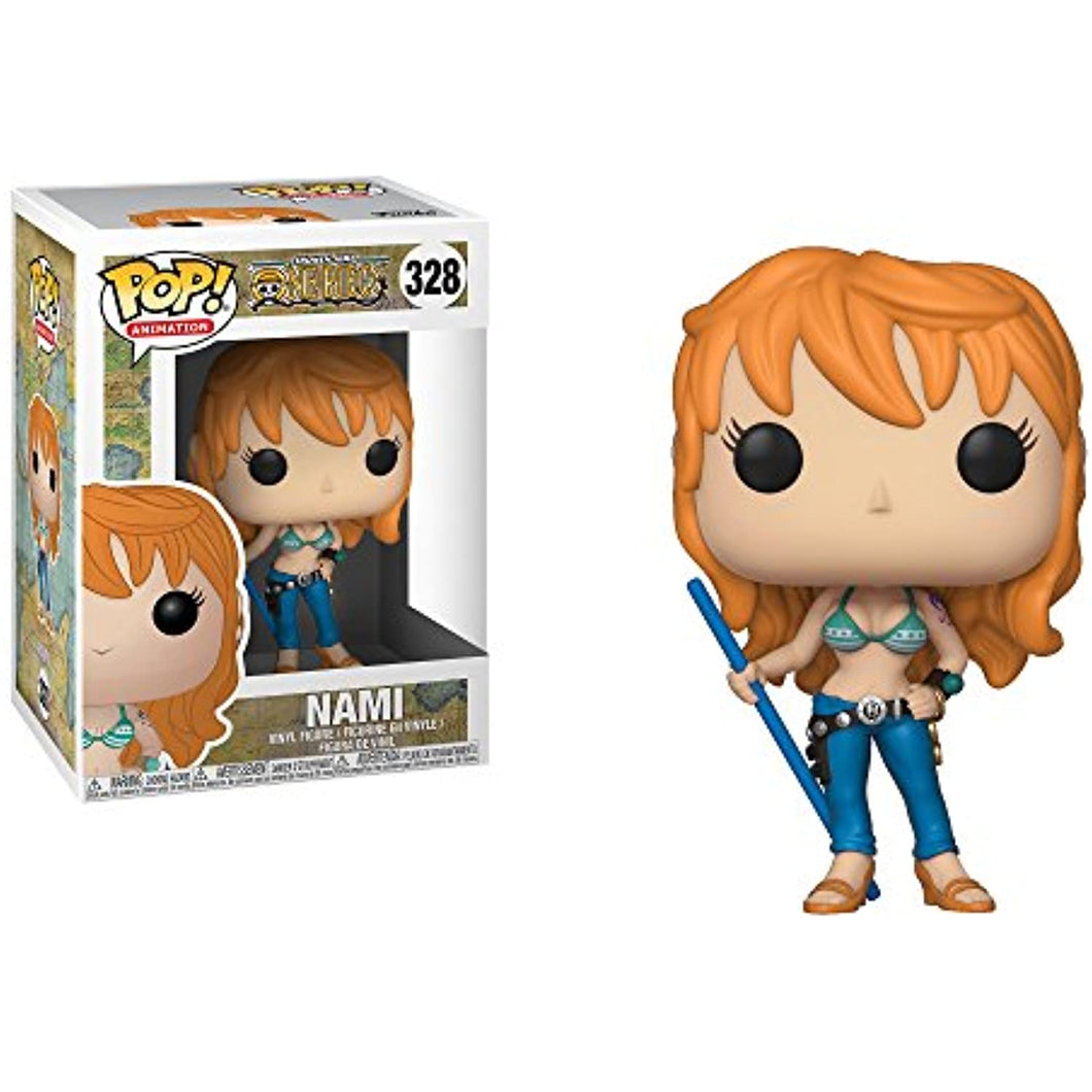 Funko POP! Animation: One Piece NAMI Figure #328 w/ Protector