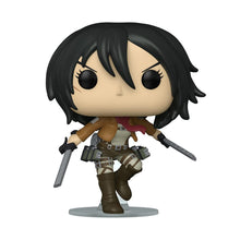 Load image into Gallery viewer, Funko POP Animation: Attack On Titans - Mikasa Ackerman Figure w/ Protector