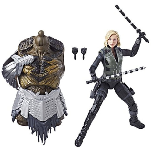 Marvel Avengers Legends Series Infinity War 6in Black Widow BAF Cull Obsidian