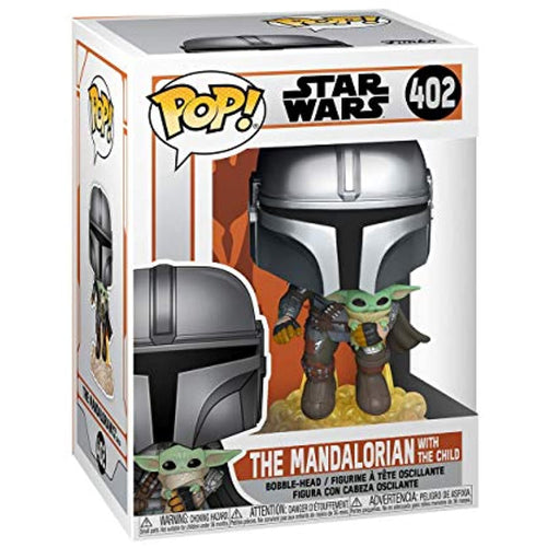 Funko POP! Star Wars The MANDALORIAN w/ The CHILD #402 w/ Protector