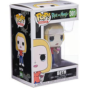 Funko Pop! Animation: Rick and Morty Beth with Wine Glass Collectible Figure