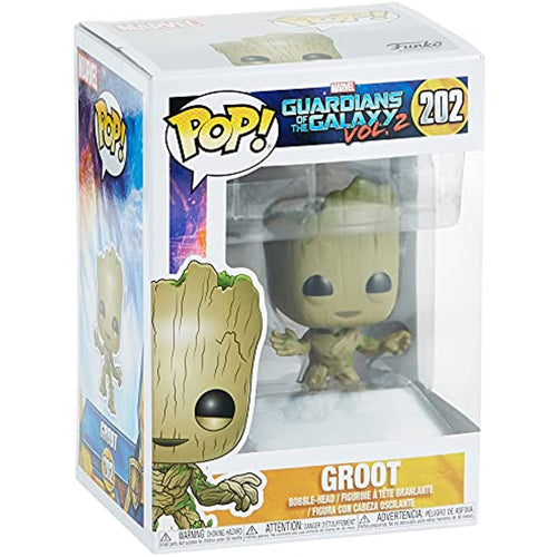 Funko POP Movies: Guardians of the Galaxy 2 Toddler Groot Figure w/ Protector