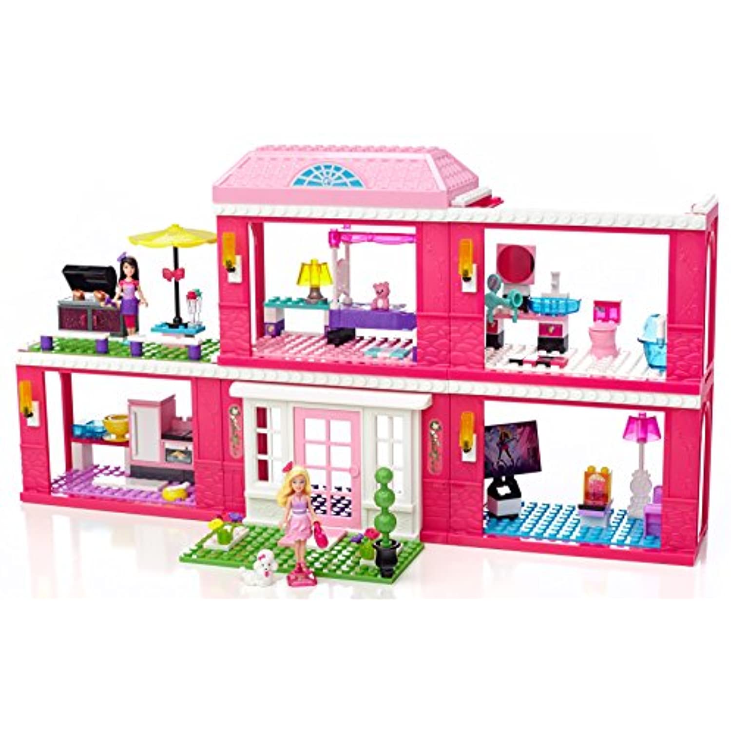 Barbie mega deals bloks mansion