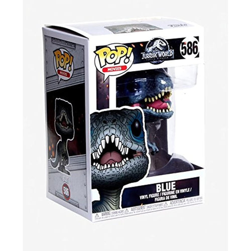 Funko POP! Movies: Jurassic World Fallen Kingdom BLUE Figure #586 w/ Protector