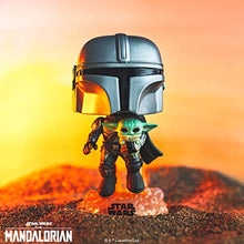 Load image into Gallery viewer, Funko POP! Star Wars The MANDALORIAN w/ The CHILD #402 w/ Protector