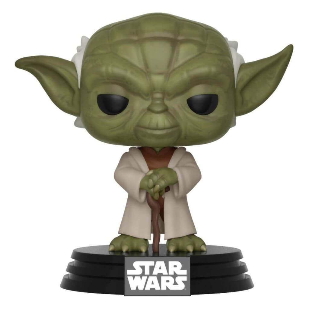 Funko Pop Star Wars: Clone Wars - Yoda Collectible Figure, Multicolor