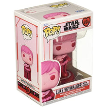 Load image into Gallery viewer, Funko Pop! Star Wars: Valentines - Luke Skywalker &amp; Grogu Figure w/ Protector