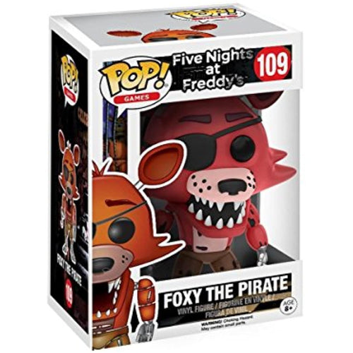 Funko POP! Five Nights at Freddy's FOXY THE PIRATE Figure #109 w/ Protector
