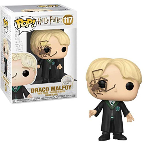 Funko POP! Harry Potter DRACO MALFOY w/ Whip Spider Figure #117 w/Protector