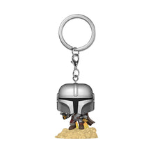 Load image into Gallery viewer, Funko Pop! Keychain: The Mandalorian - Mandalorian with Blaster