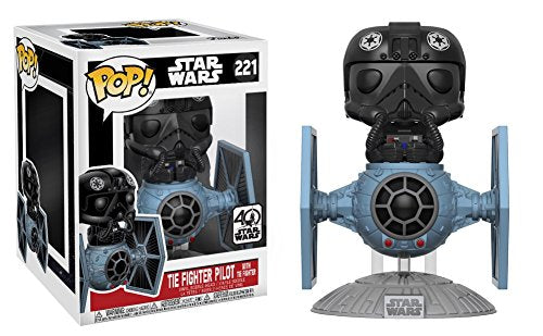 Funko Pop Deluxe: Tie Fighter with Tie Pilot Collectible Figure