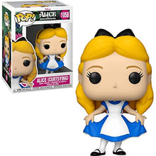 Load image into Gallery viewer, Funko POP! Disney: Alice in Wonderland 70th ALICE Curtsying #1058 w/ Protector