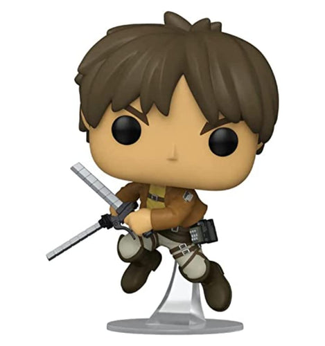 Funko POP Animation: Attack On Titans - Eren Yeager Figure w/ Protector