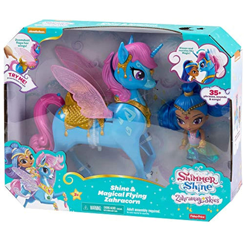 Fisher-Price Nickelodeon Shimmer & Shine Magical Flying Zahracorn Shine