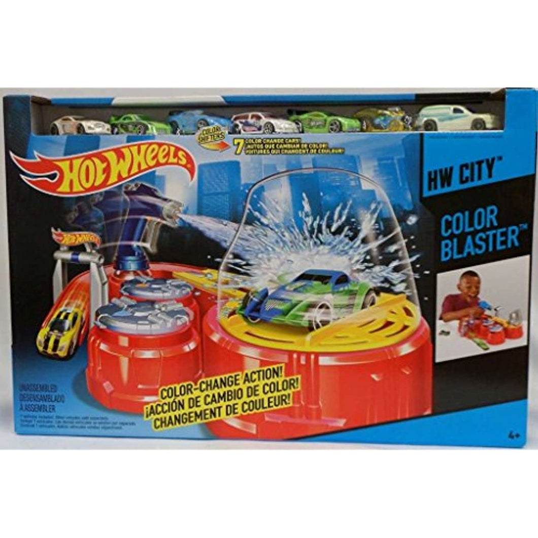Hot Wheels Color Blaster Includes 7 Color Change Cars Rare by Mattel